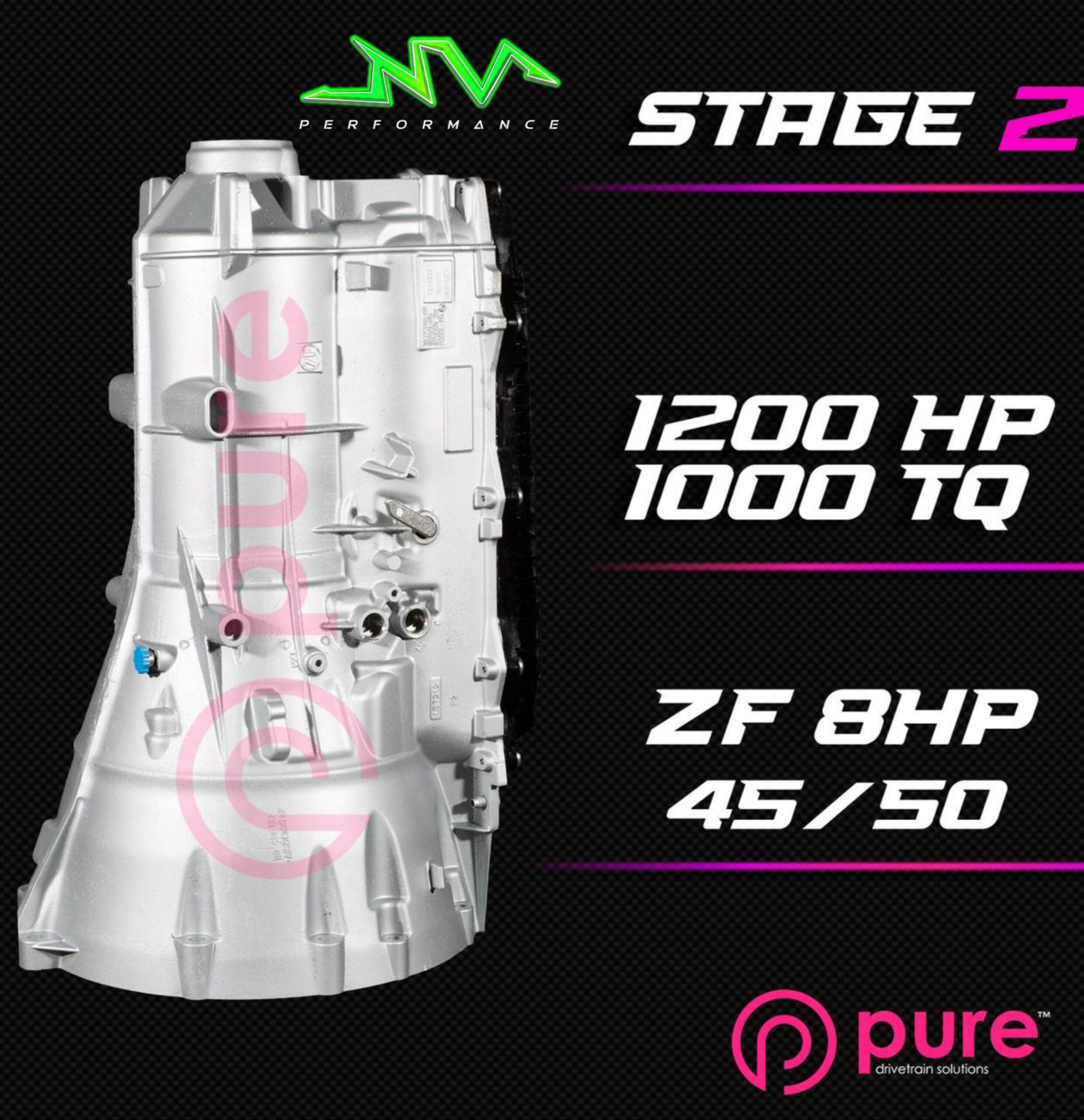 ZF 8HP45/50 TRANSMISSION UPGRADE Stage 2