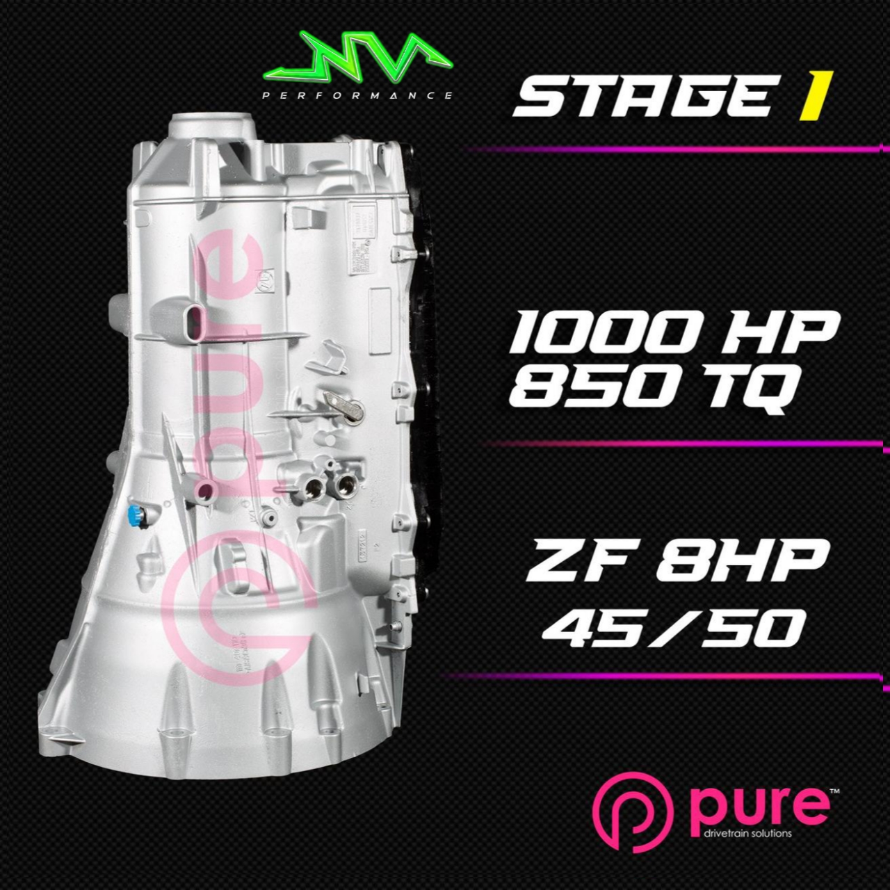 ZF 8HP45/50 TRANSMISSION UPGRADE Stage 1