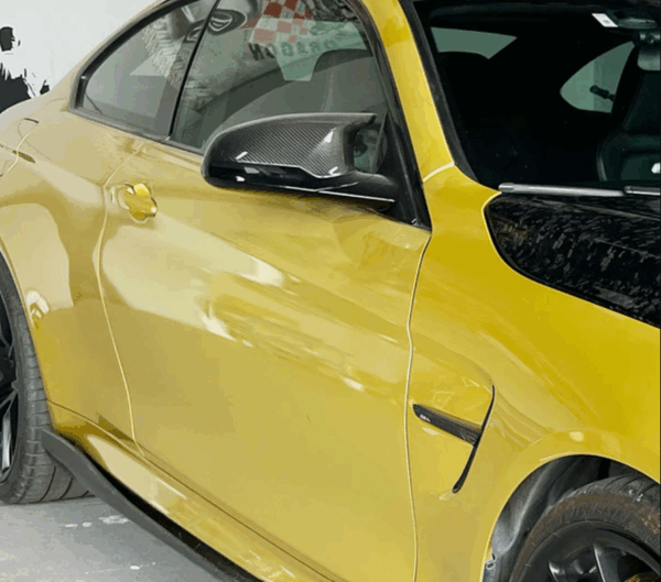 BMW F80 F82 F83 Dry Carbon Fiber Mirror Caps - Image 2